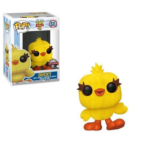 Figurine Funko Pop! N°531 - Toy Story 4 - Ducky (flocked)